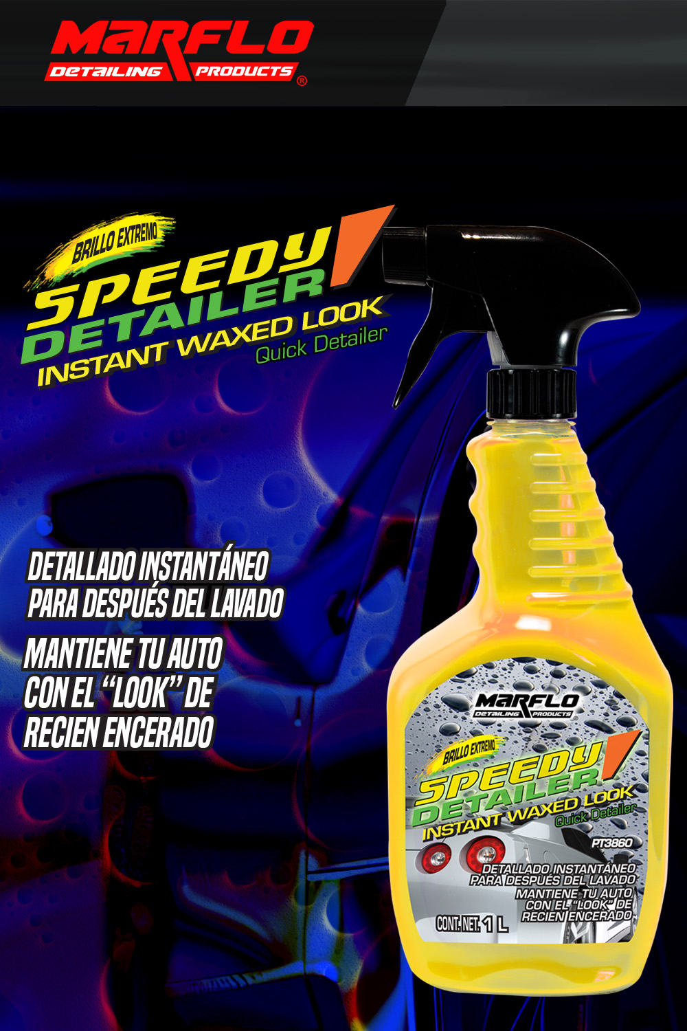 Detallado instant&aacute;neo Speedy Detailer 1L MARFLO PT3860