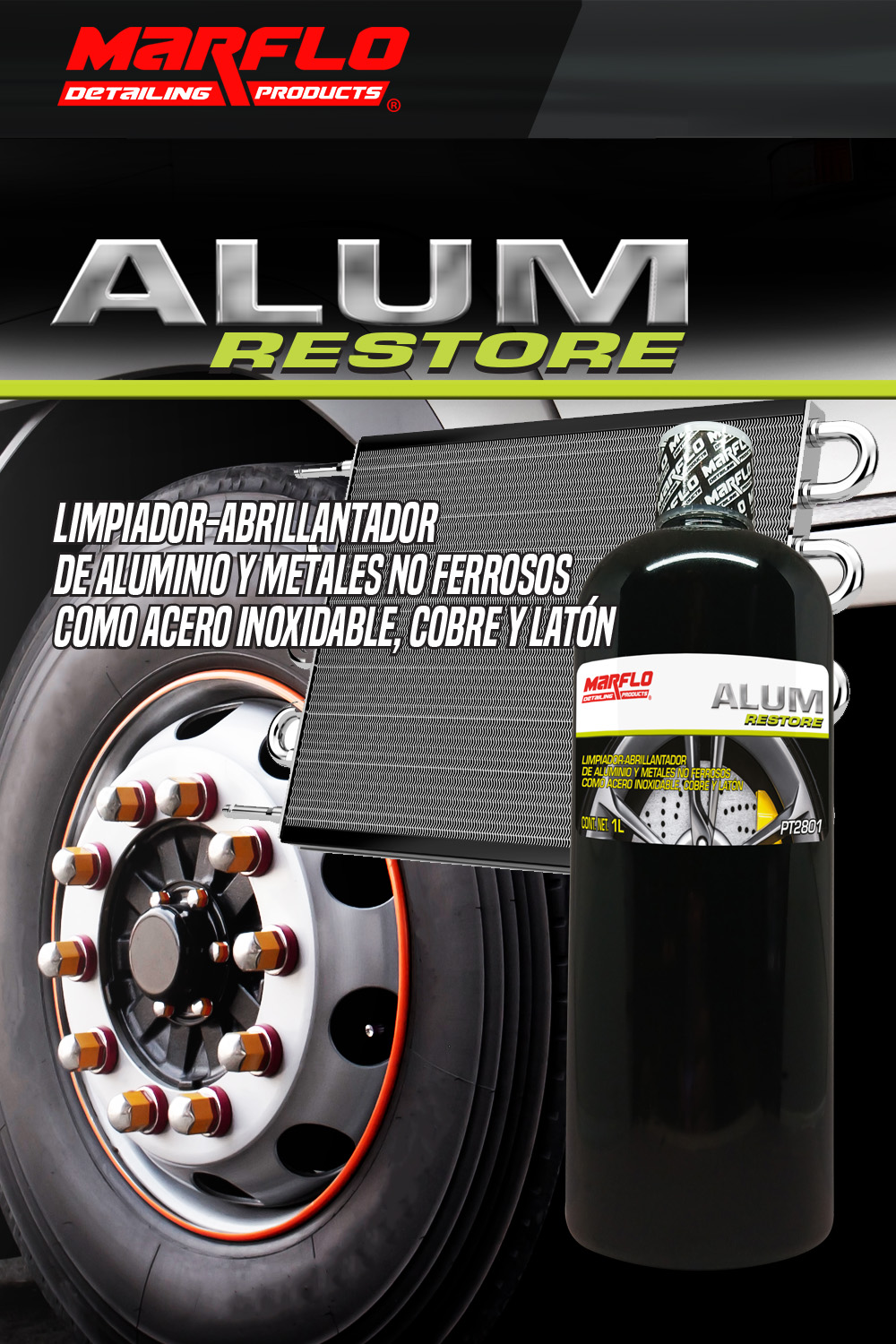Alum Restore  Limpiador abrillantador de Aluminio
