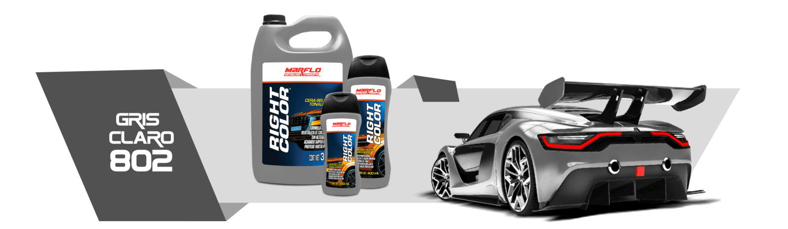 right color gris claro 802 250 ml PT3755