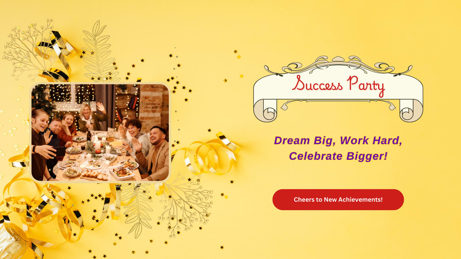 Success Banner Landscape 1920x1080px