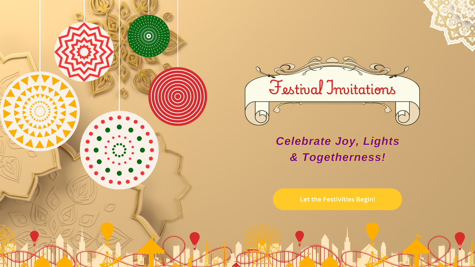 Festival Banner Landscape 1920x1080px