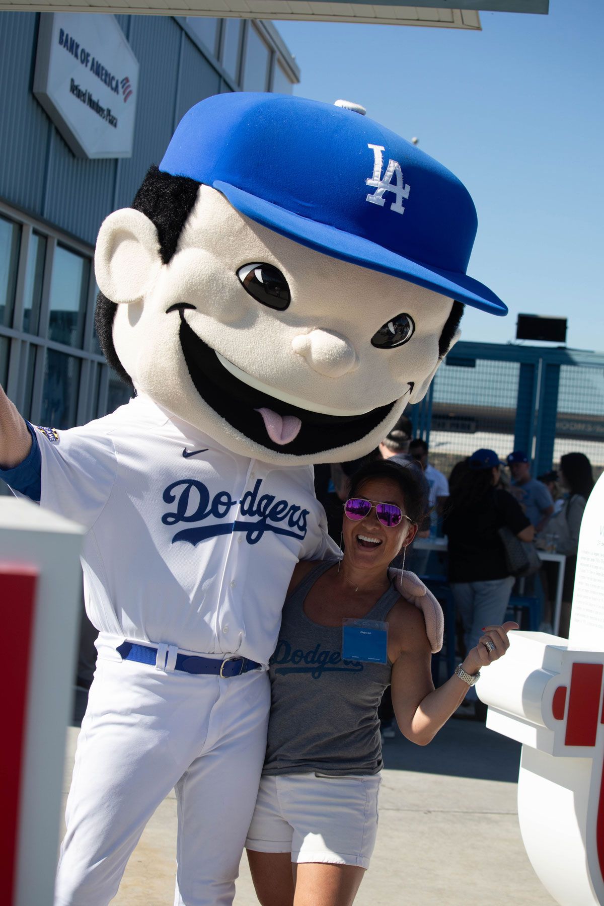 Dodgers Mascot