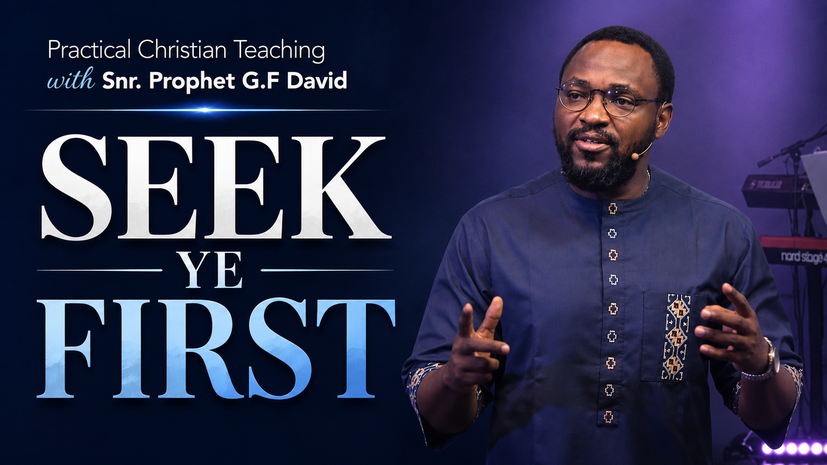  SEEK YE FIRST