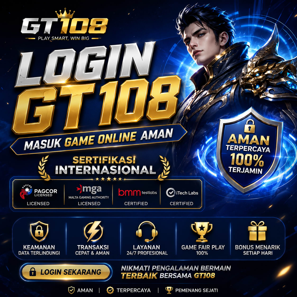 Login GT108 - Masuk Game Online Aman Sertifikasi Internasional