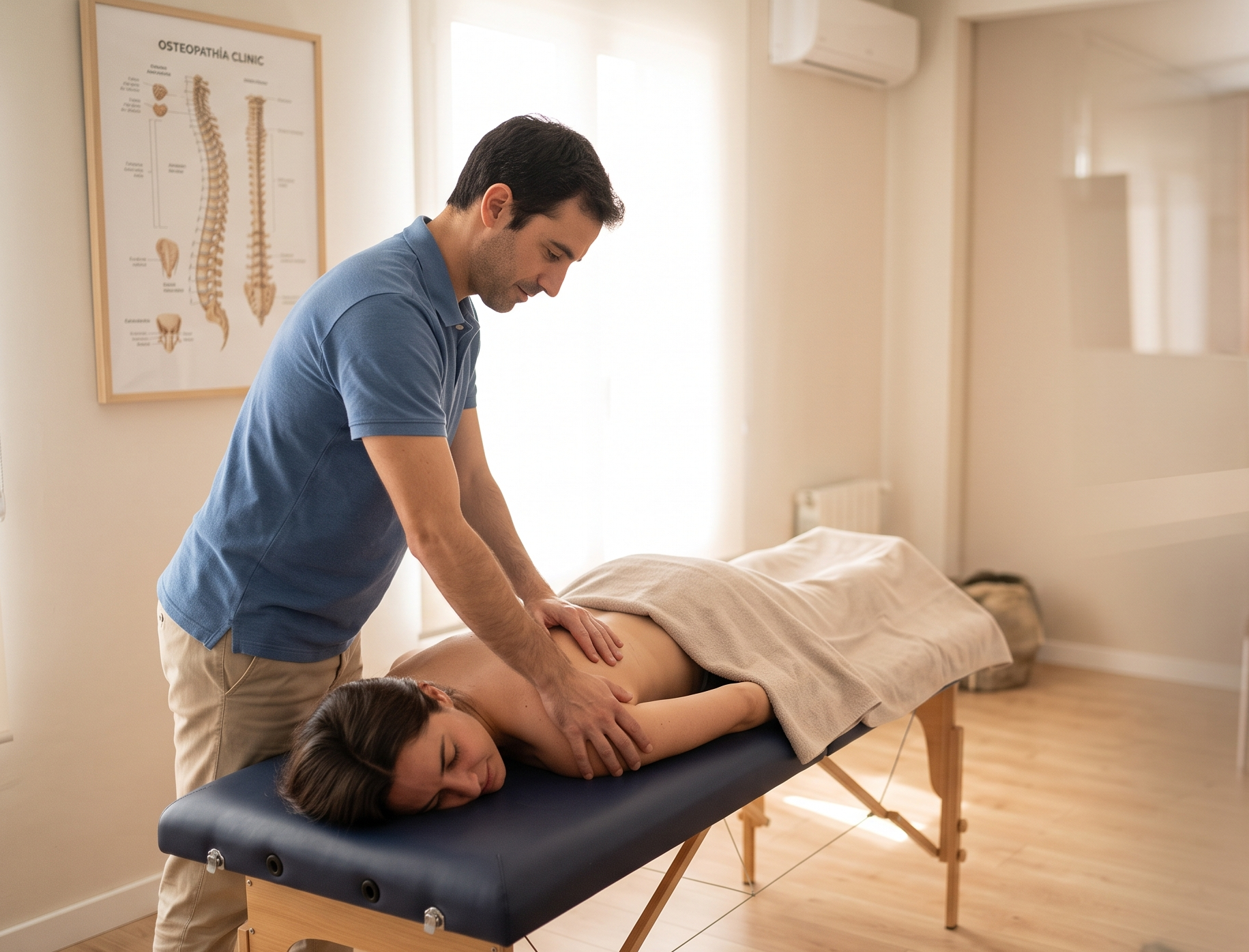 Osteopatía: primera visita, revisiones y lista de espera