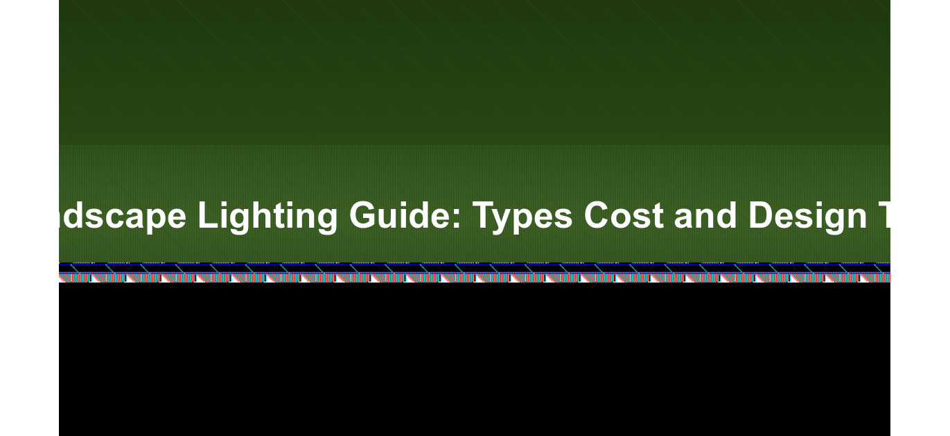 Professional landscape lighting illuminating home exterior and garden