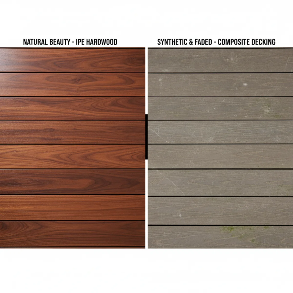 Trex® vs Ipe comparison