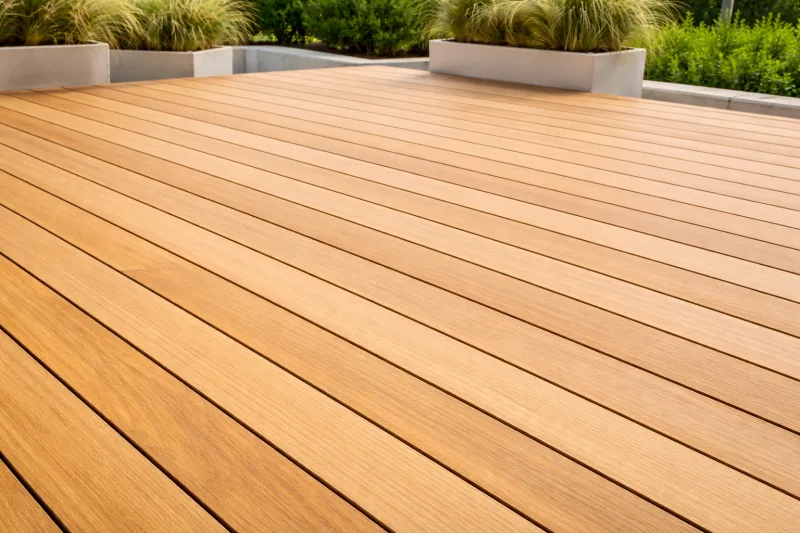 Garapa hardwood decking - Golden Beauty