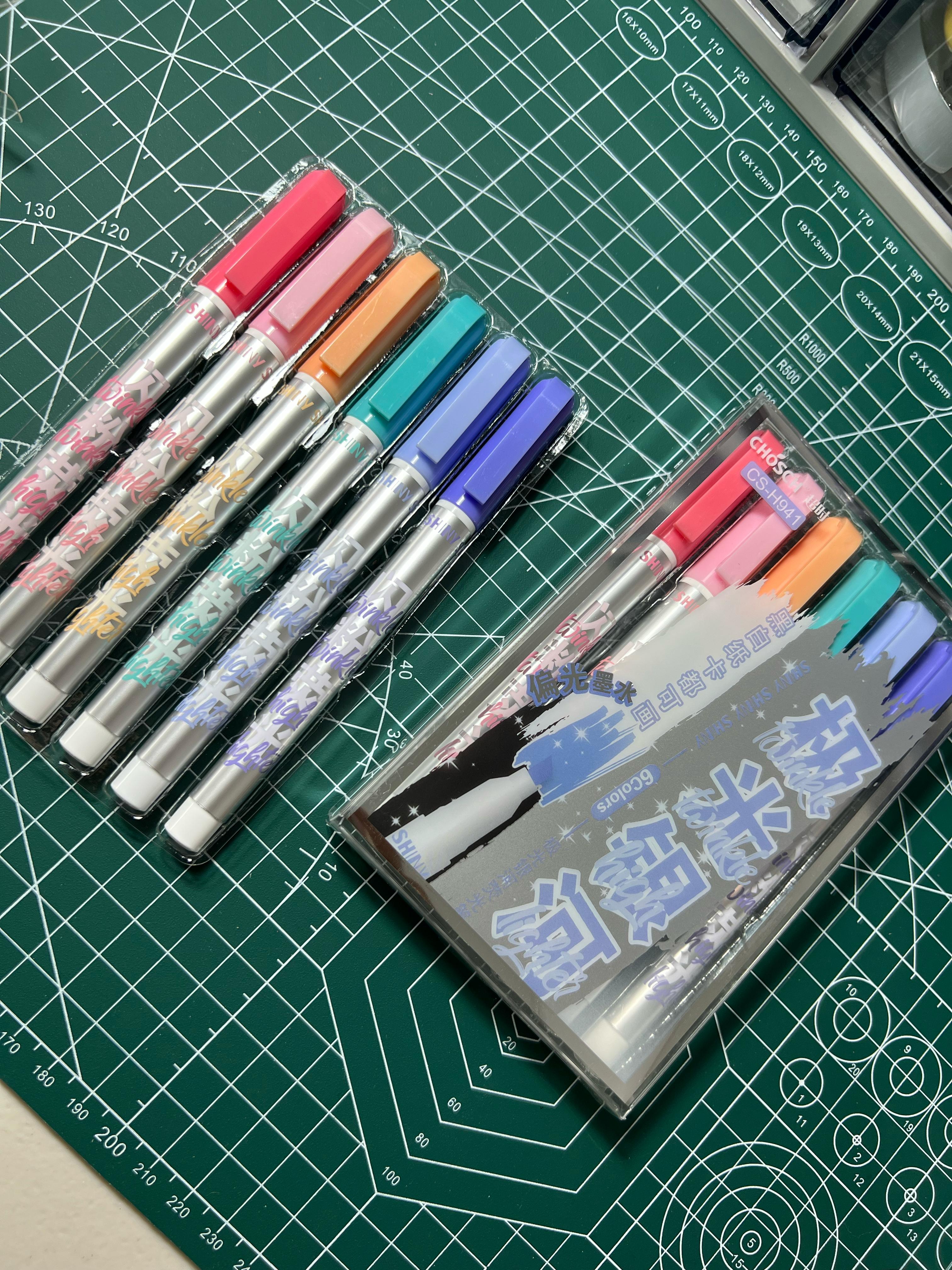 Marcadores escarchados 