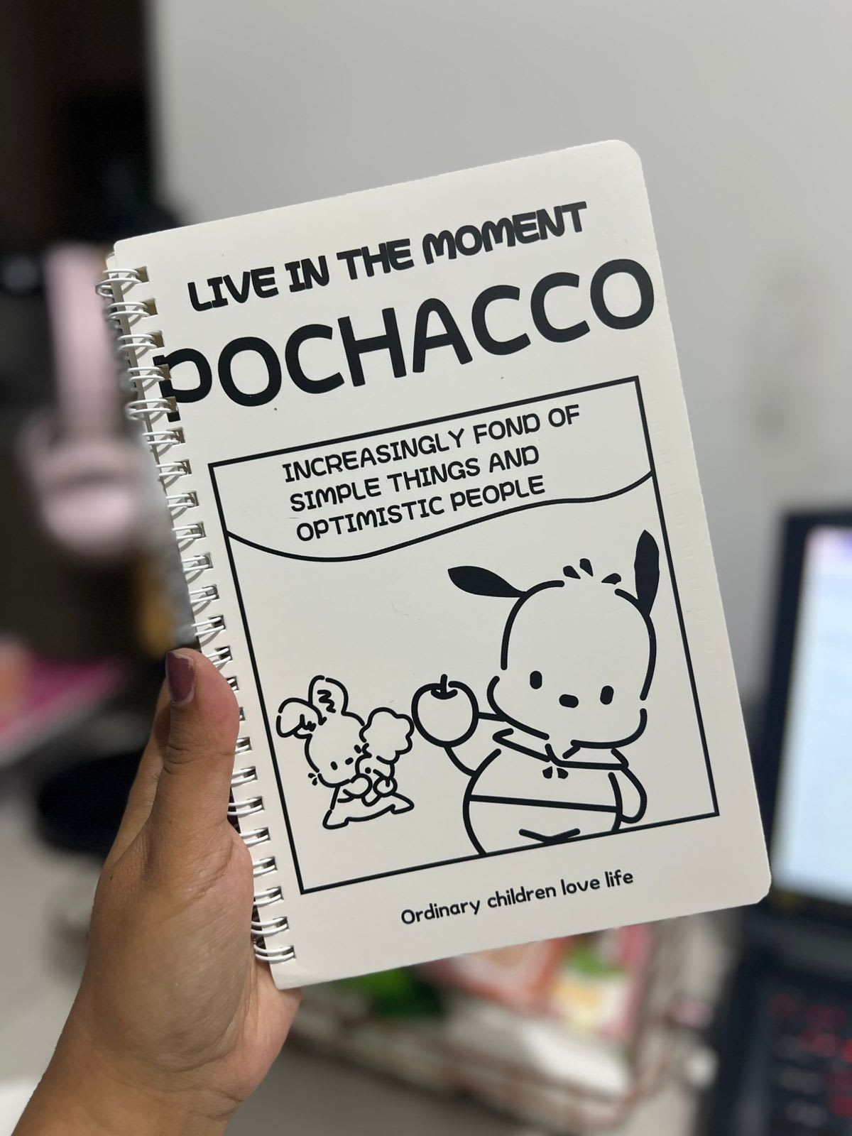 Cuaderno Pochacco pequeño
