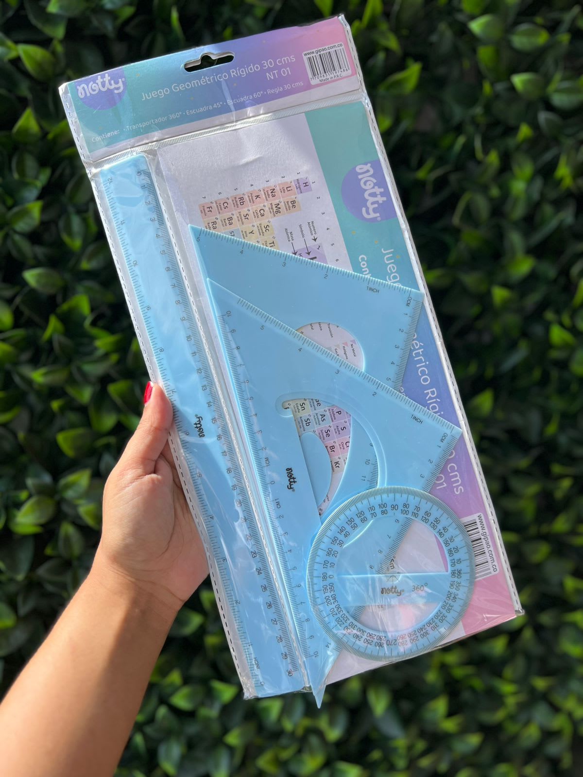 Juego geométrico pastel