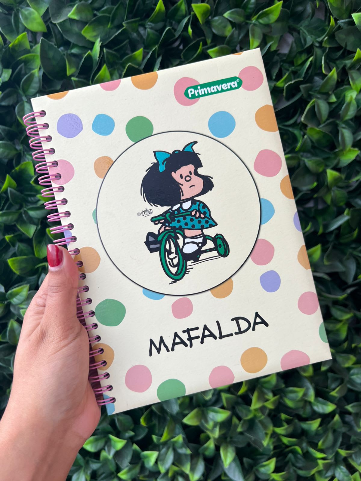 Cuaderno cuadriculado pequeño 80 hojas MAFALDA
