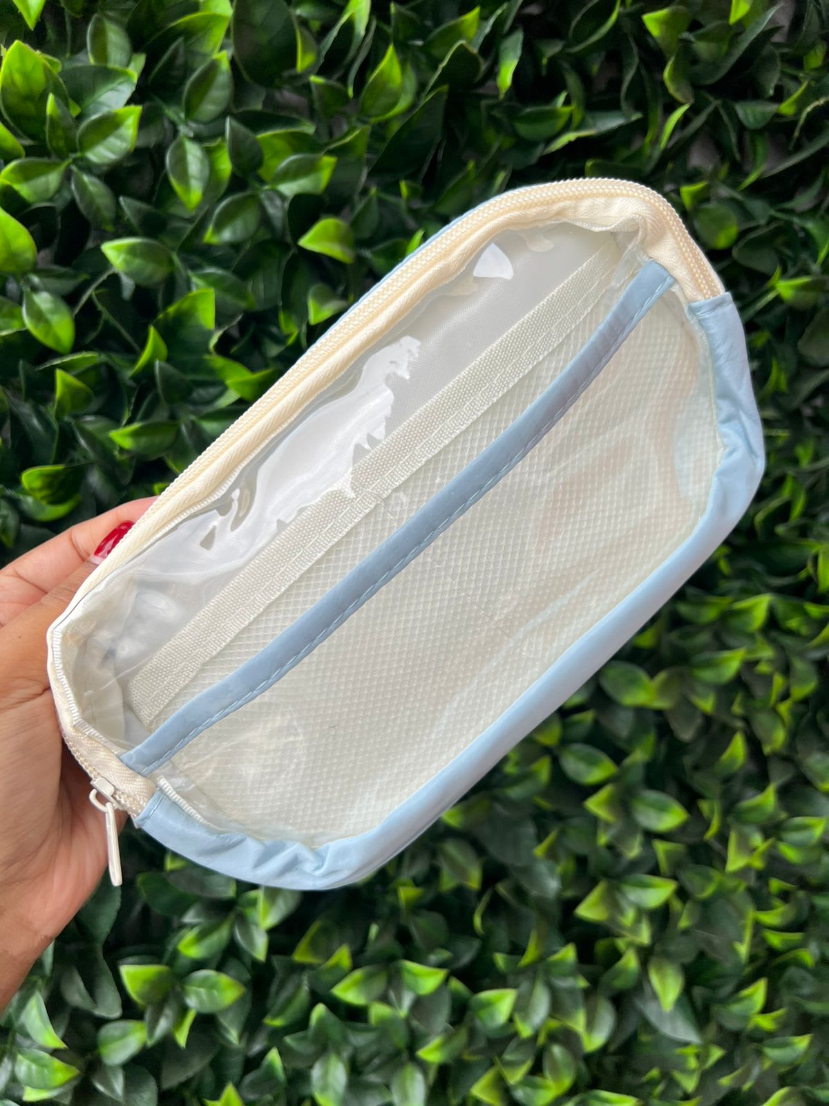 Cartuchera impermeable doble bolsillo pastel