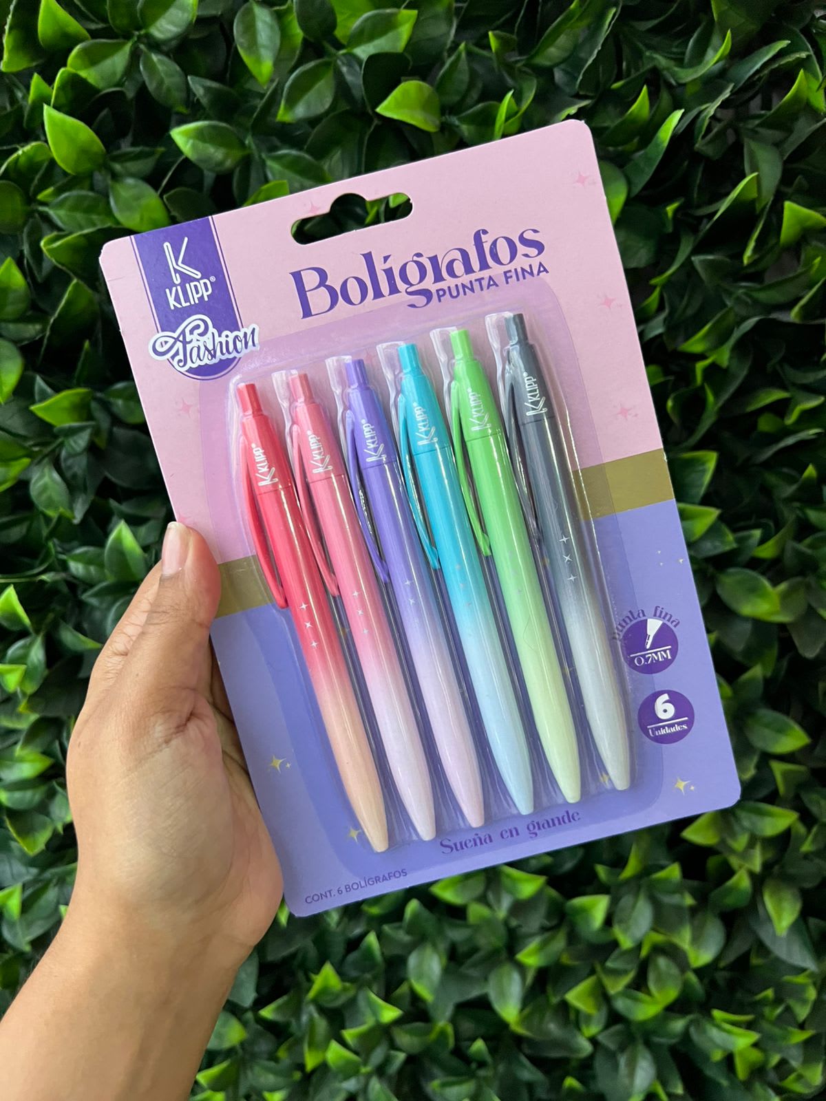 Lapiceros 0.7mm degrade 