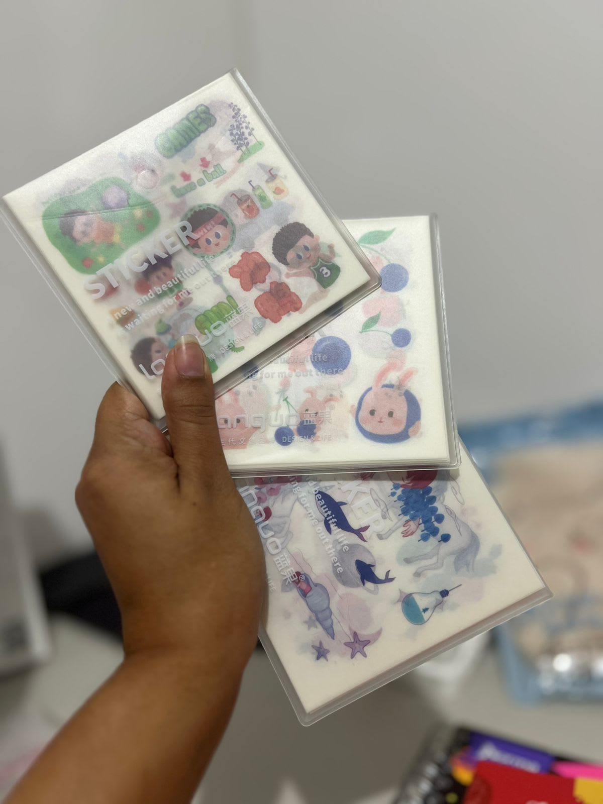 Paquete de stickers kawaii x20