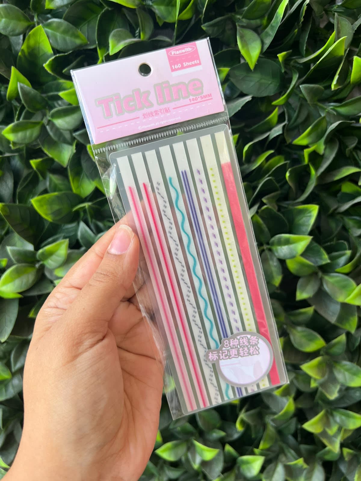 Cintas resaltadoras en línea con diseños