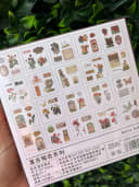Vista 2 de Caja stickers "Retro selling"