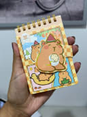 Vista 1 de Libreta pequeña argollada Capibara
