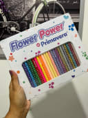 Vista 1 de Caja metálica de colores Flower Power x24