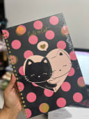 Vista 4 de Cuaderno gatos love grande cuadriculado