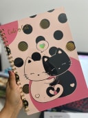Vista 1 de Cuaderno gatos love grande cuadriculado