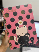 Vista 3 de Cuaderno gatos love grande cuadriculado