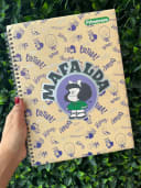 Vista 4 de Cuaderno argollado cuadriculado grande 80h MAFALDA