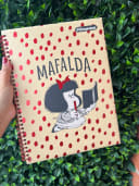 Vista 2 de Cuaderno argollado cuadriculado grande 80h MAFALDA