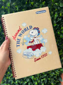 Vista 1 de Cuaderno argollado grande 80 hojas cuadriculado SNOOPY