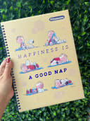 Vista 2 de Cuaderno argollado grande 80 hojas cuadriculado SNOOPY