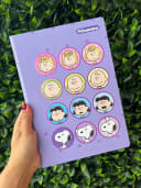 Vista 4 de Cuaderno cosido cuadriculado 100 hojas SNOOPY