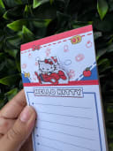 Vista 3 de Notas check list con diseño de Hello Kitty