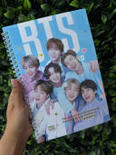 Vista 5 de Cuaderno BTS argollado rayado grande de 60hojas