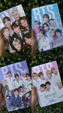Vista 1 de Cuaderno BTS argollado rayado grande de 60hojas