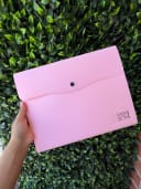 Vista 1 de Carpeta Archivadora Fashion Pastel con 5 compartimientos Rosa pastel