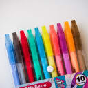 Vista 2 de Set de lapiceros semi gel Offi-Esco 10 colores con aroma