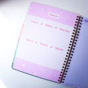Vista 3 de Cuaderno Argollado Flower Power de 1 Materia Pequeño