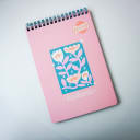 Vista 1 de Libreta Flower Power Media Carta Cuadriculada