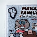Vista 2 de Agenda Acolchadita Maile Family Gris