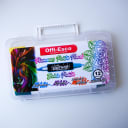 Vista 1 de Set en estuche plástico de plumones Offi-Esco doble punta 12 colores