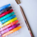 Vista 4 de Set de lapiceros semi gel Offi-Esco 10 colores con aroma