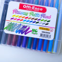 Vista 3 de Set en estuche de plumones Offi-Esco punta pincel 24 colores
