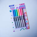 Vista 1 de Set de marcadores permanentes PRIMAVERA Flower Power 6 colores pastel