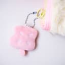 Vista 5 de Cartuchera Rosy Posy SOFUTO de peluche con agarradera y cremallera gruesa Rosa pastel