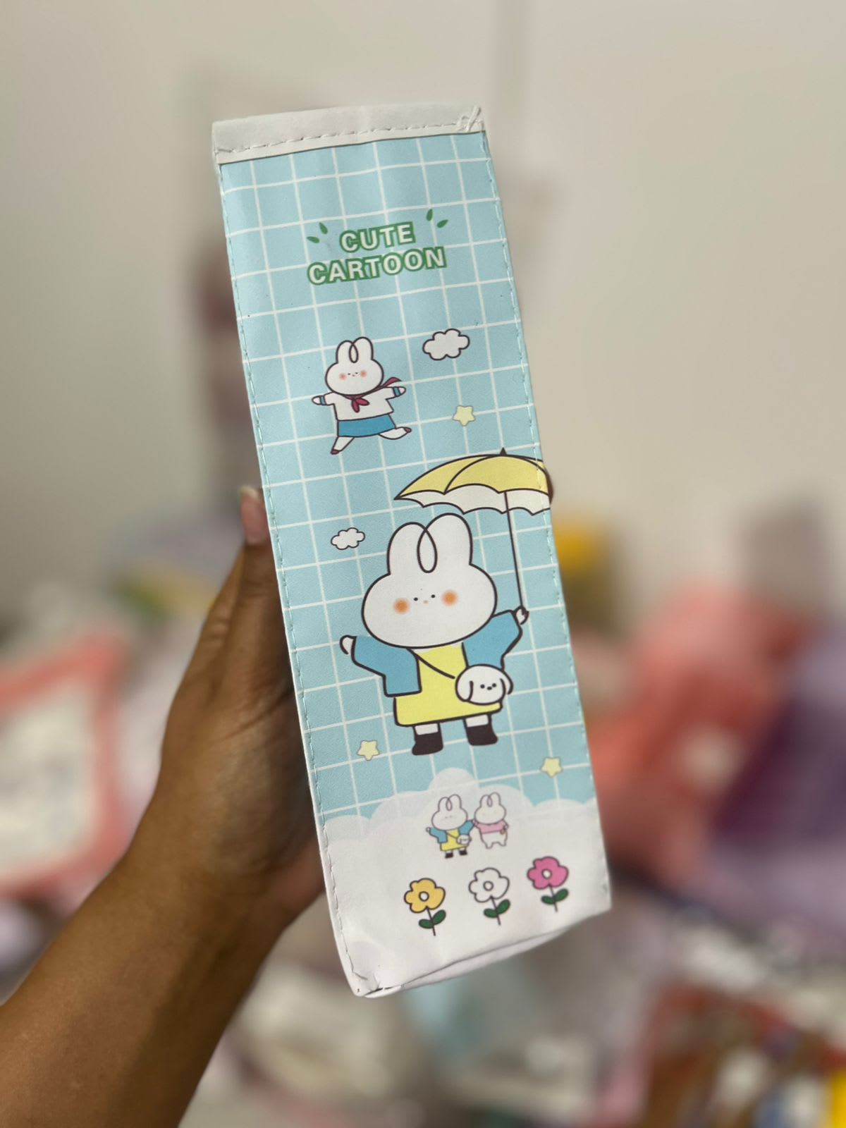Cartuchera Caja de leche kawaii