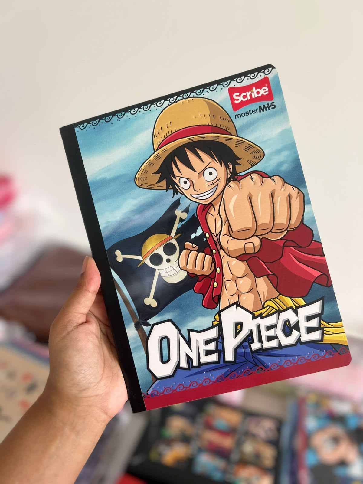 Cuaderno cosido 50H cuadriculado One Piece