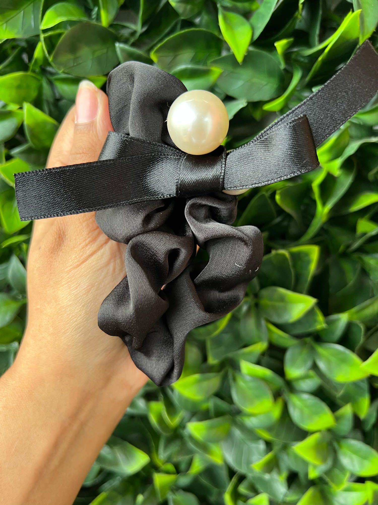 Scrunchie de perla