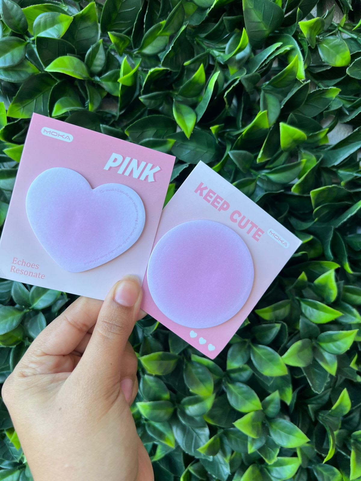 Notas adhesivas Girly rosa
