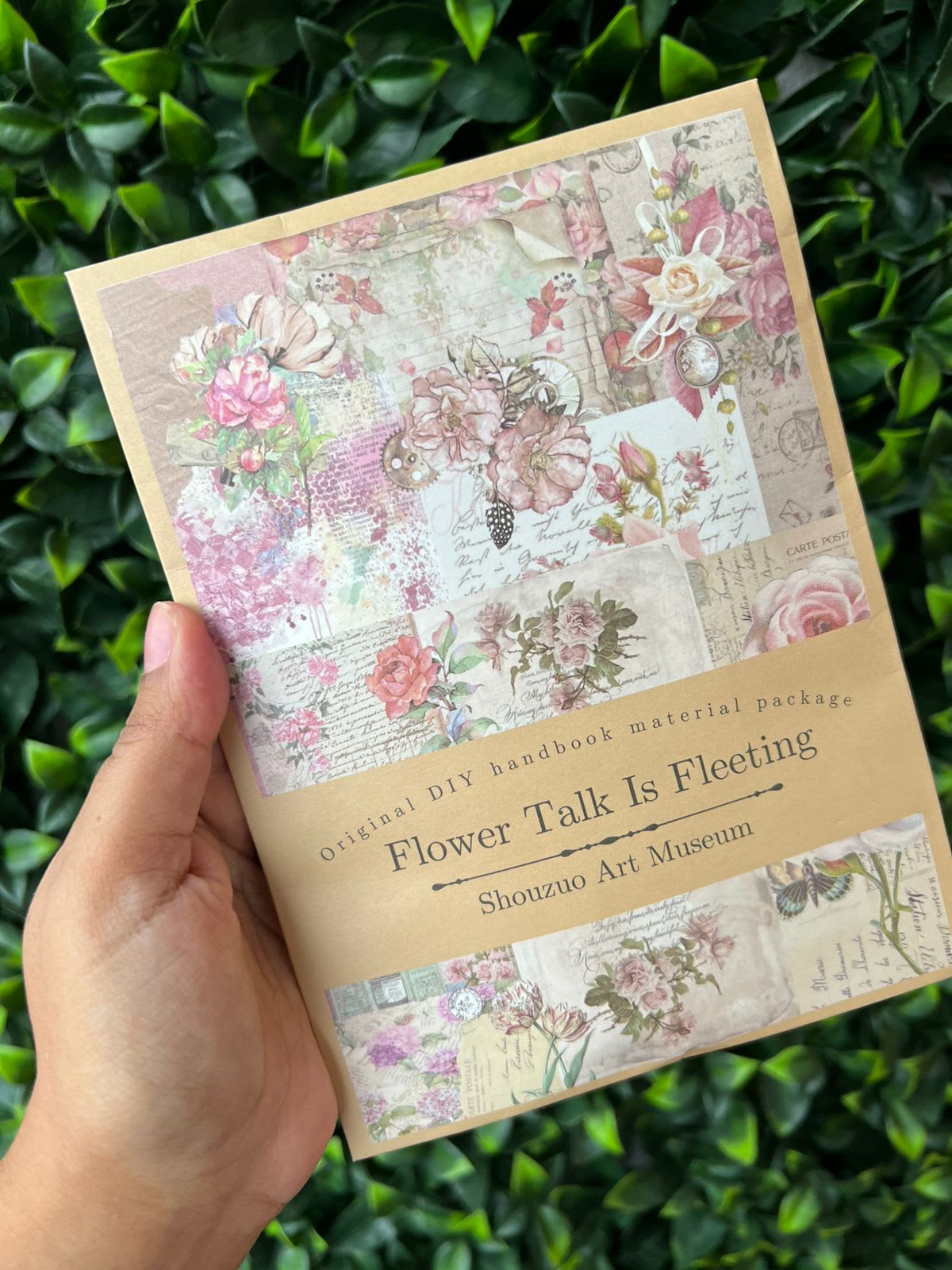 Sobre stickers: Flower talk is fleeting