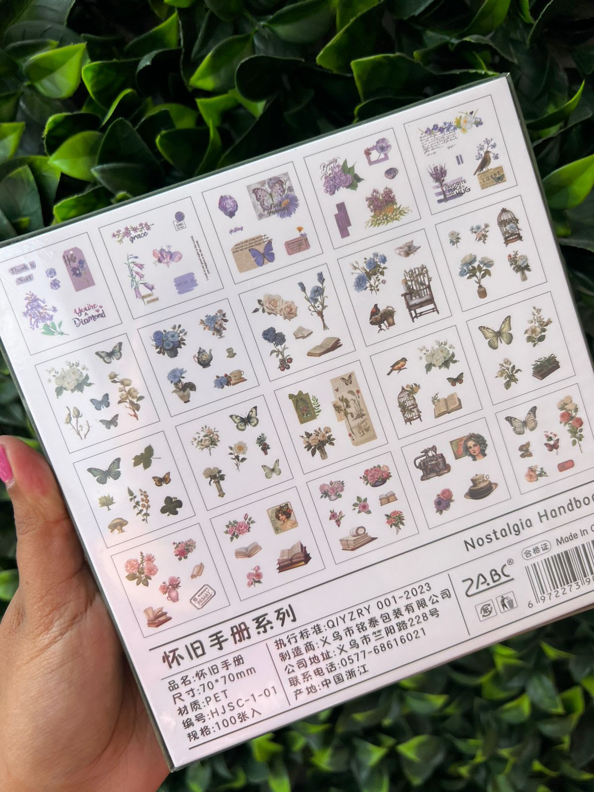 Caja stickers "Nostalgia Handbook"